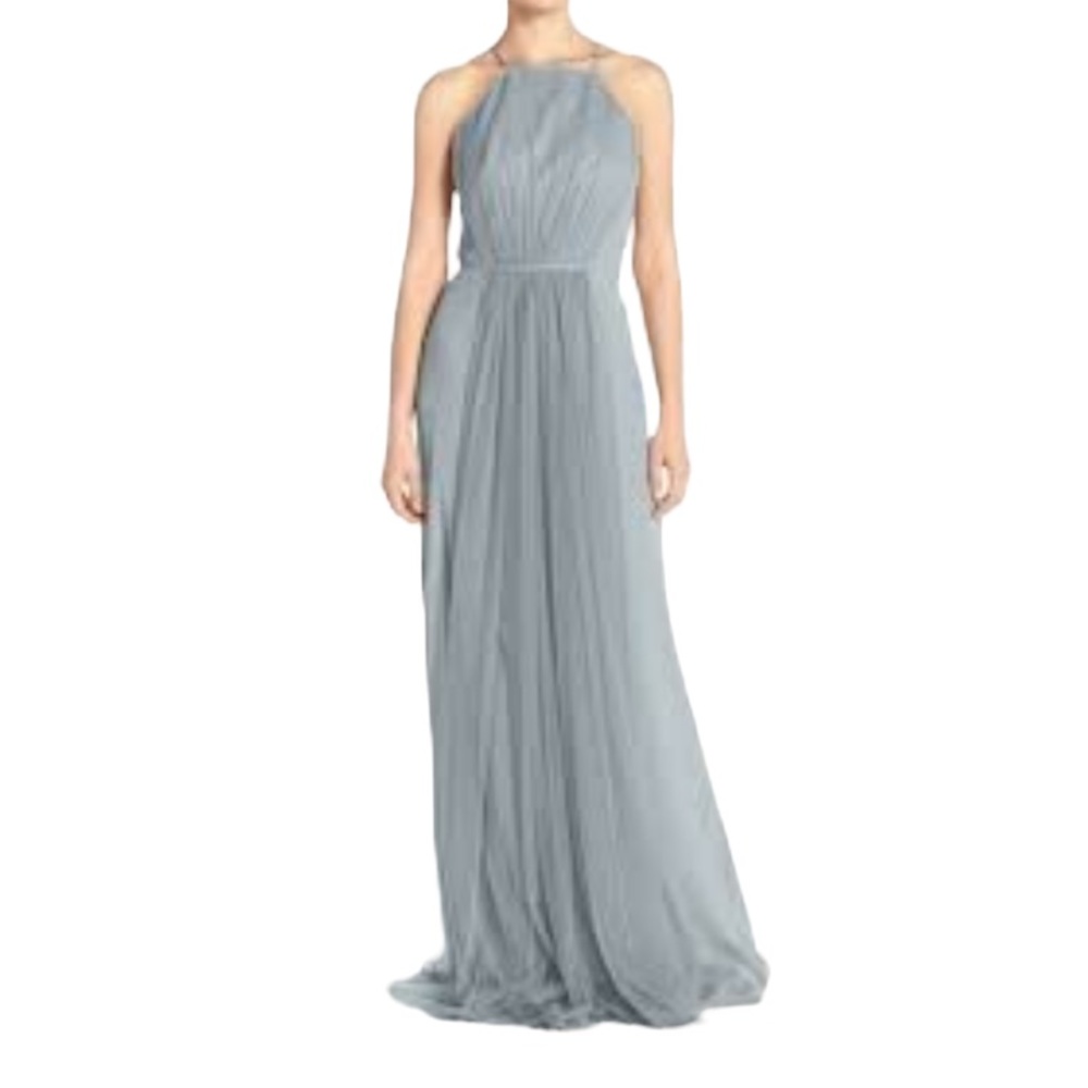 Monique Lhuillier Tulle halter dress. Size 8